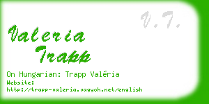 valeria trapp business card